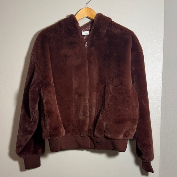 Nike Brown Bomber Jacket - Picture 1 of 9